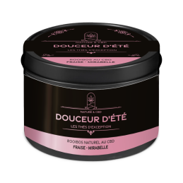 Rooibos CBD Douceur d'Été - Infusion fraise mirabelle pour une détente apaisante