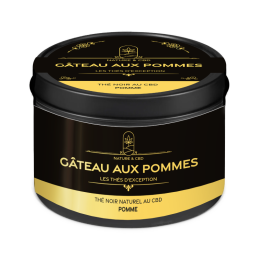 Thé Noir CBD Gâteau aux Pommes - Infusion relaxante aux saveurs gourmandes et réconfortantes