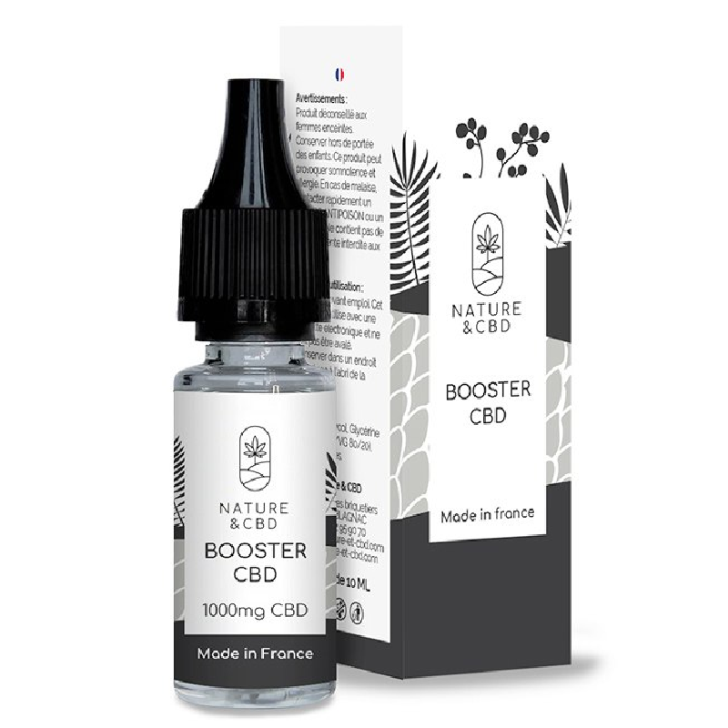 Booster CBD DIY Nature & CBD, personnalisez vos e-liquides avec du CBD - Dosages 500 et 1000 mg