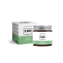 Baume au CBD Greeneo - Soin cutané apaisant avec huile de chanvre et 300 mg de CBD