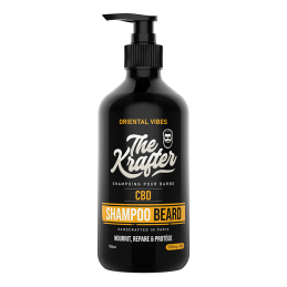 Shampoing pour barbe au CBD Oriental Vibes 750 ml - Soin à l'huile d'amande douce et karité