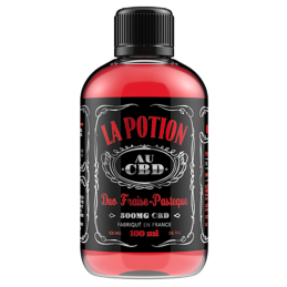 Sirop au CBD Fraise Pastèque 350 mg - Saveur fruitée et rafraîchissante avec CBD