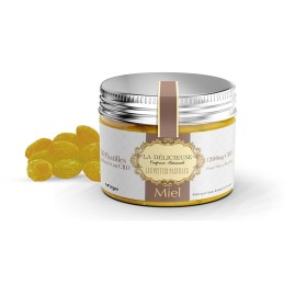 Petites pastilles miel au CBD 40 mg - Bonbons artisanaux fabriqués en France