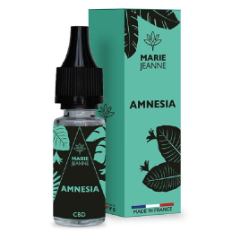 E-liquide CBD Amnesia avec terpènes naturels - Saveurs végétales et amertume légère