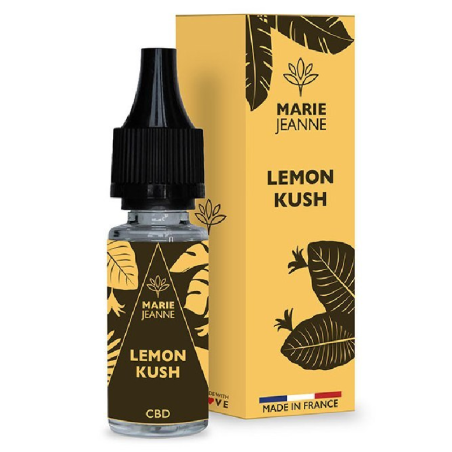 E-liquide CBD Lemon Kush aux arômes d’agrumes et chanvre terreux - Marie Jeanne