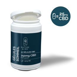 Gélules CBD Symbiose Sommeil - Verveine, mélisse et chanvre pour un sommeil apaisé