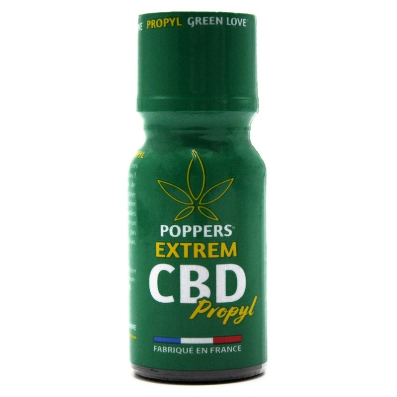 Poppers Extrem CBD au nitrite de propyle 15 ml - Effet relaxant et euphorisant