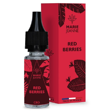 E-liquide CBD Red Berries aux arômes de fraises, framboises et baies - Puissant et fruité