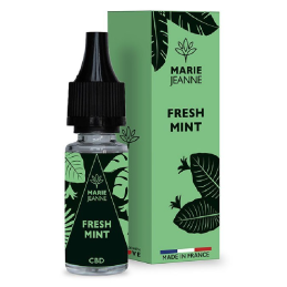 E-liquide Fresh Mint CBD avec saveur menthe fraîche, vape rafraîchissante et poivrée sans chanvre