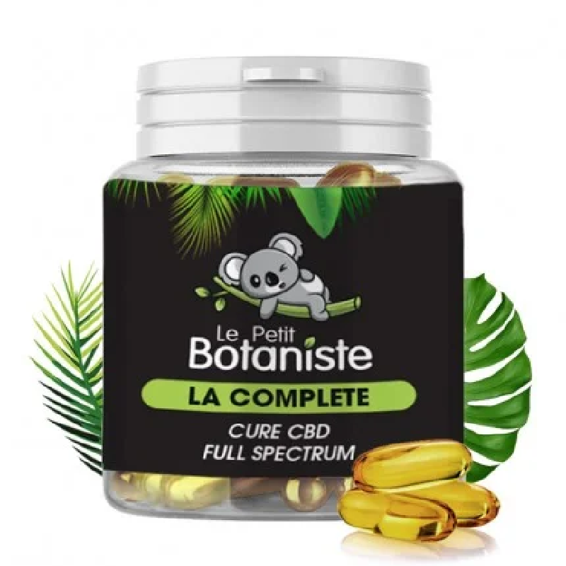 Gélules CBD Full Spectrum La Complète – Capsules au CBD pour stress, sommeil et douleurs musculaires