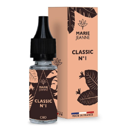 E-liquide CBD Classic N°1 au goût authentique de tabac blond - Sans THC - Marie Jeanne