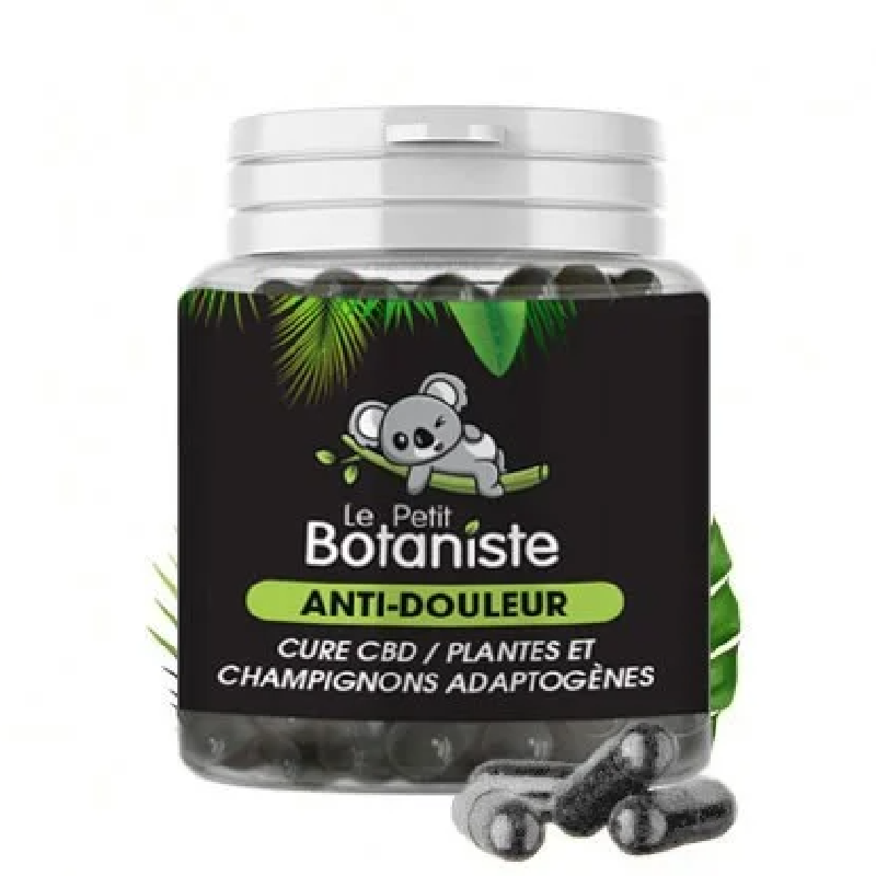 Gélules CBD CBG Anti-Douleur Le Petit Botaniste - Soulagez les douleurs articulaires et musculaires naturellement