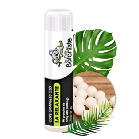 Granules CBD La Relaxante – Format stick, micro-perles apaisantes à base de cannabidiol