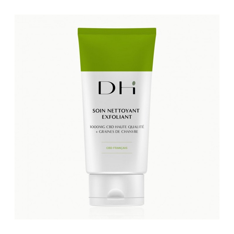 Exfoliant nettoyant au CBD 1000mg - Soin visage purifiant et anti-imperfections à base de chanvre et d'argile blanche