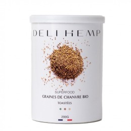 Graines de Chanvre Toastées Bio 200g – Alimentation saine riche en oméga 3 et acides gras essentiels