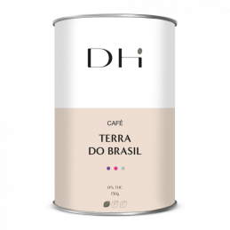 Café au CBD Terra do Brasil - Café pur Arabica biologique, corsé et chocolaté, 10% de CBD