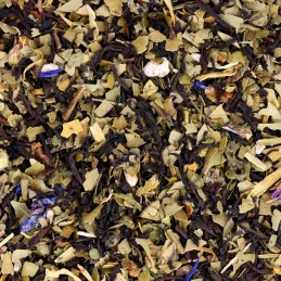 Thé au chanvre Réveil Indien bio - Thé noir Assam, maté, citron, CBD