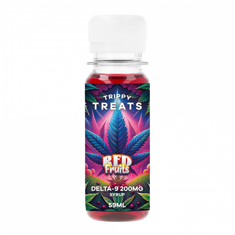 Sirop CBD Delta 9 Fruits Rouges - 200mg CBD et Delta 9 pour effets relaxant