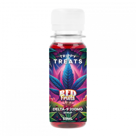 Sirop CBD Delta 9 Fruits Rouges - 200mg CBD et Delta 9 pour effets relaxant