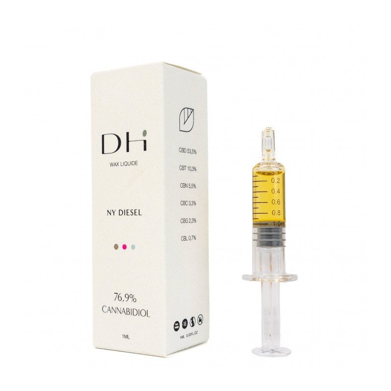 Seringue Wax CBD NY Diesel concentré pur - produit CBD de haute qualité