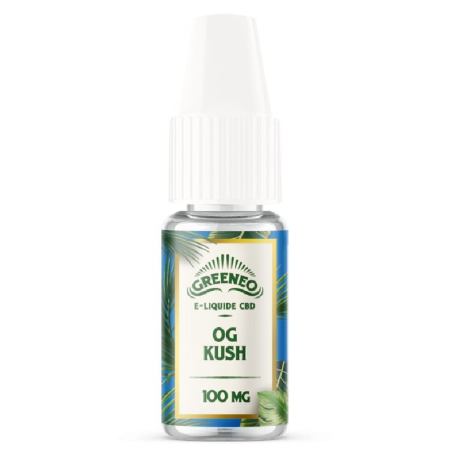 E-liquide OG Kush CBD avec terpènes et chanvre - Saveur terreuse et florale | Greeneo