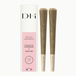 Pré-roll CBD Framboisier + Trim (x2) - Rouleaux naturels sans nicotine