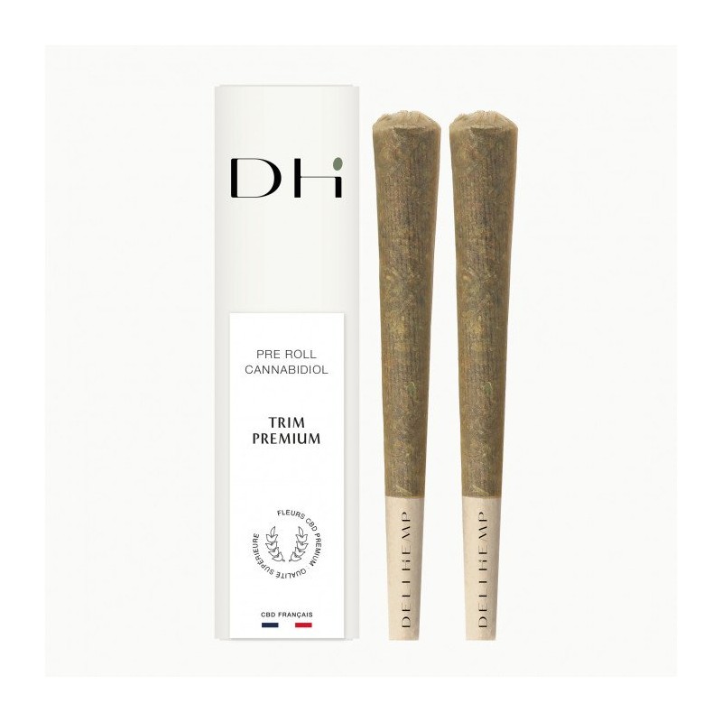 Pré-rolls CBD Trim - Cannabis premium prêt à consommer - Pack de 2