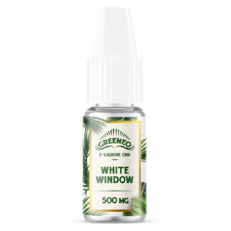 E-liquide White Window CBD - Saveurs chanvre authentiques et terpènes naturels - Greeneo