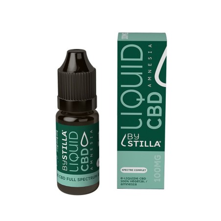 Flacon de Eliquide CBD Amnesia Bystilla® 100mg à 1000mg 10ml - Spectre Complet, goût sucré et épicé