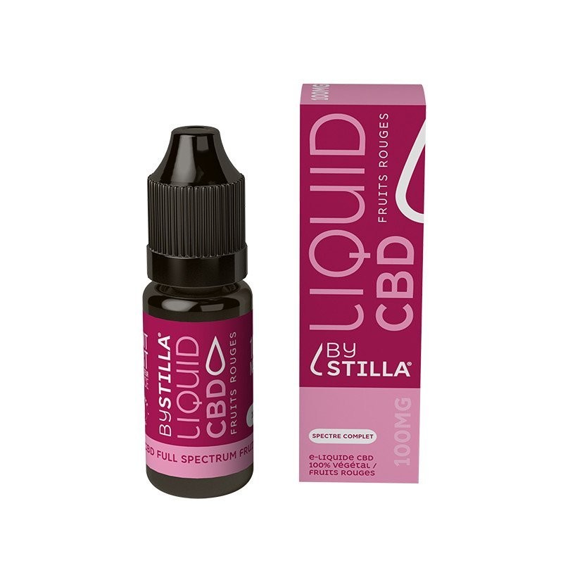 Eliquide CBD Fruits Rouges 10ml – Bystilla, 100mg à 1000mg, spectre complet, arômes naturels